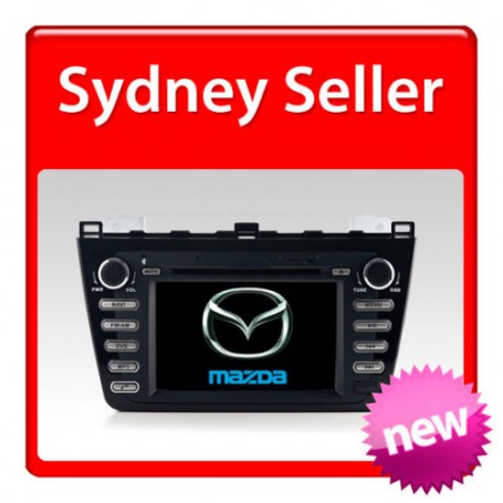 Mazda 6 Navigation Multimedia system 8" GPS DVD IPOD BLUETOOTH RADIO (2008 on)