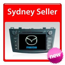 Mazda 3 Navigation Multimedia system with 7" Dvd Ipod Bluetooth Radio 2008 onward